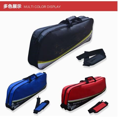 Sac de raquette pour 6 raquettes, confortable, à bandoulière unique, sacs de raquette de badminton imperméables et résistants à la poussière, sacs de raquette portables