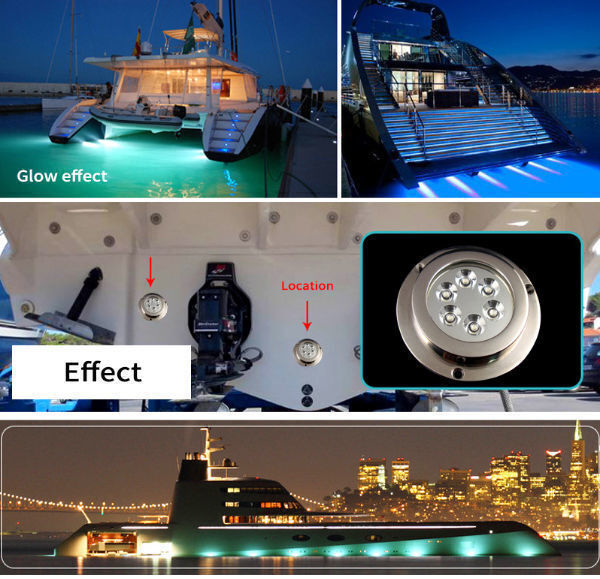Buy Wholesale China 12w Round Marine Yacht Underwater Led Boat ...