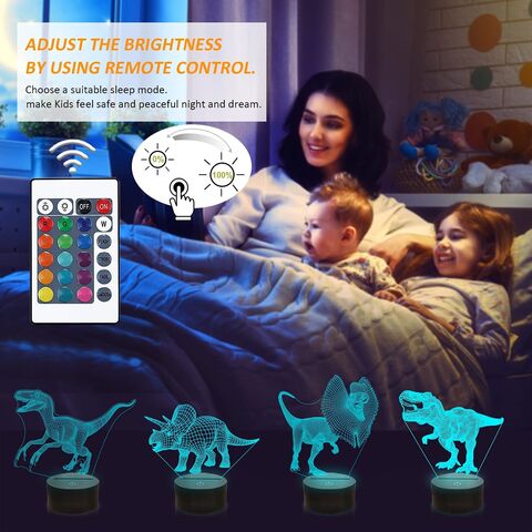 Luz nocturna para niños, luz LED regulable para niños que cambia de color  Rgb Luz nocturna para niños Dormitorio Niño Luz nocturna con USB recargable  y regalo para niños (azul)