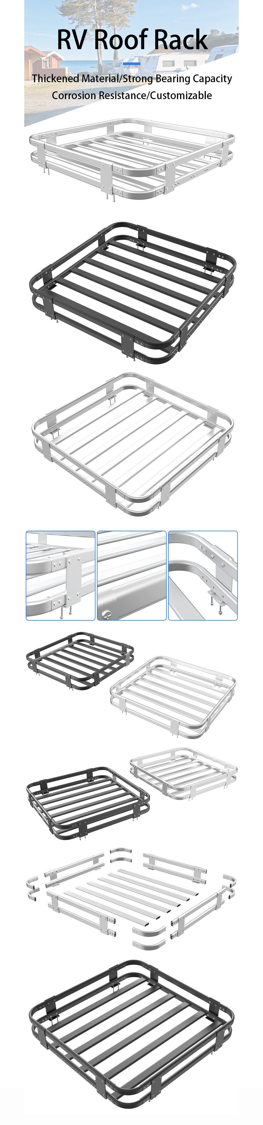 Roof Rack Rector Buy Wholesale China High Quality Outdoor Aluminum Rack Thickened Load ...