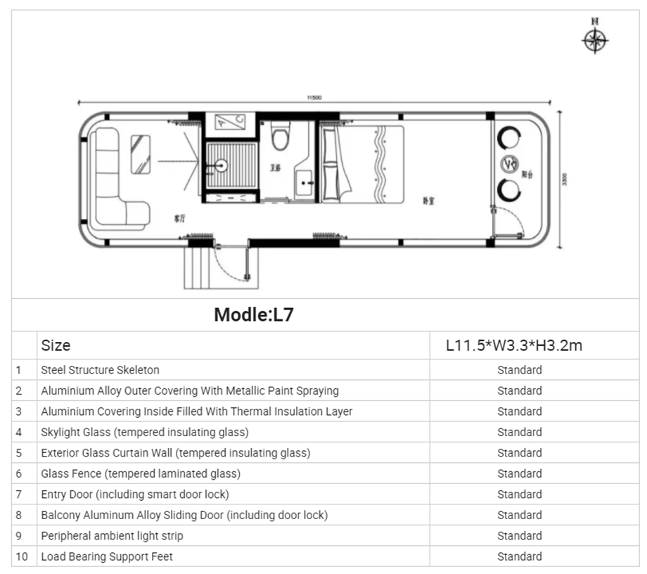 Buy Wholesale China Luxury Modern Prefabricated Mobile Space Capsule