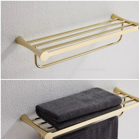 Buy Wholesale China Copper Bathroom Design Brass Wall Mounted Black Gold Bathroom  Accessories Set & Wall Mounted Bathroom Accessories at USD 1