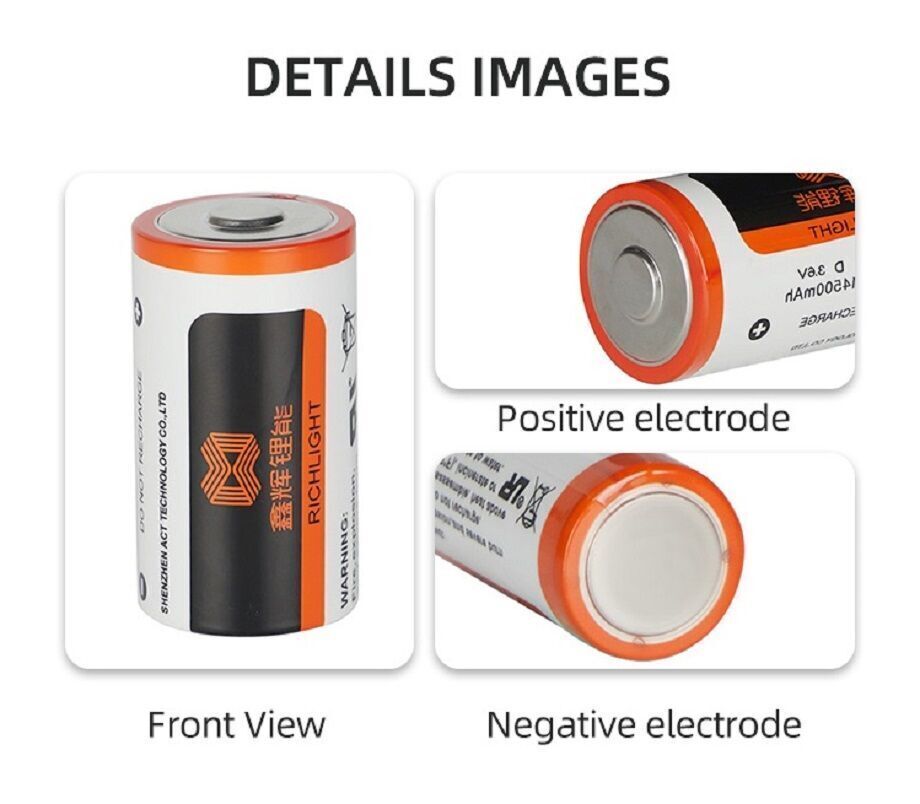 Buy Wholesale China Hot Selling Limno2 Battery Size D Lithium Batteries ...