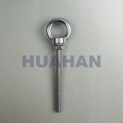 100pcs Threaded Hooks Eyebolt Eye Screws Cup Hooks Clasps Lamp