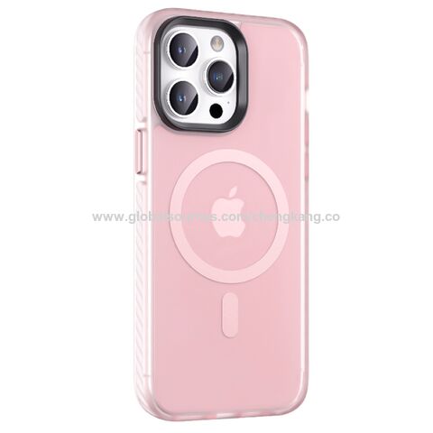 Funda parachoques de metal iPhone 13 (rosa) 