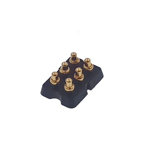 Conector Pogo Pin 2.0mm 2x3P SMT Montagem Superficial PCB com Mola, Fabricado por OEM a Preço Acessível