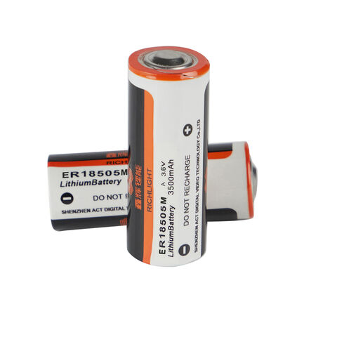 Buy Wholesale China Hot Selling 3500mah 4000mah 3.6v Lithium Cylindrical Battery  Cell Er18505 Er18505m & Lithium Battery at USD 1.23