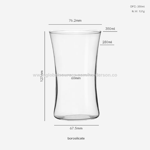 Buy Wholesale China Clear 400ml Glass Mug With Solid Color Handle & Mugs at  USD 1.19