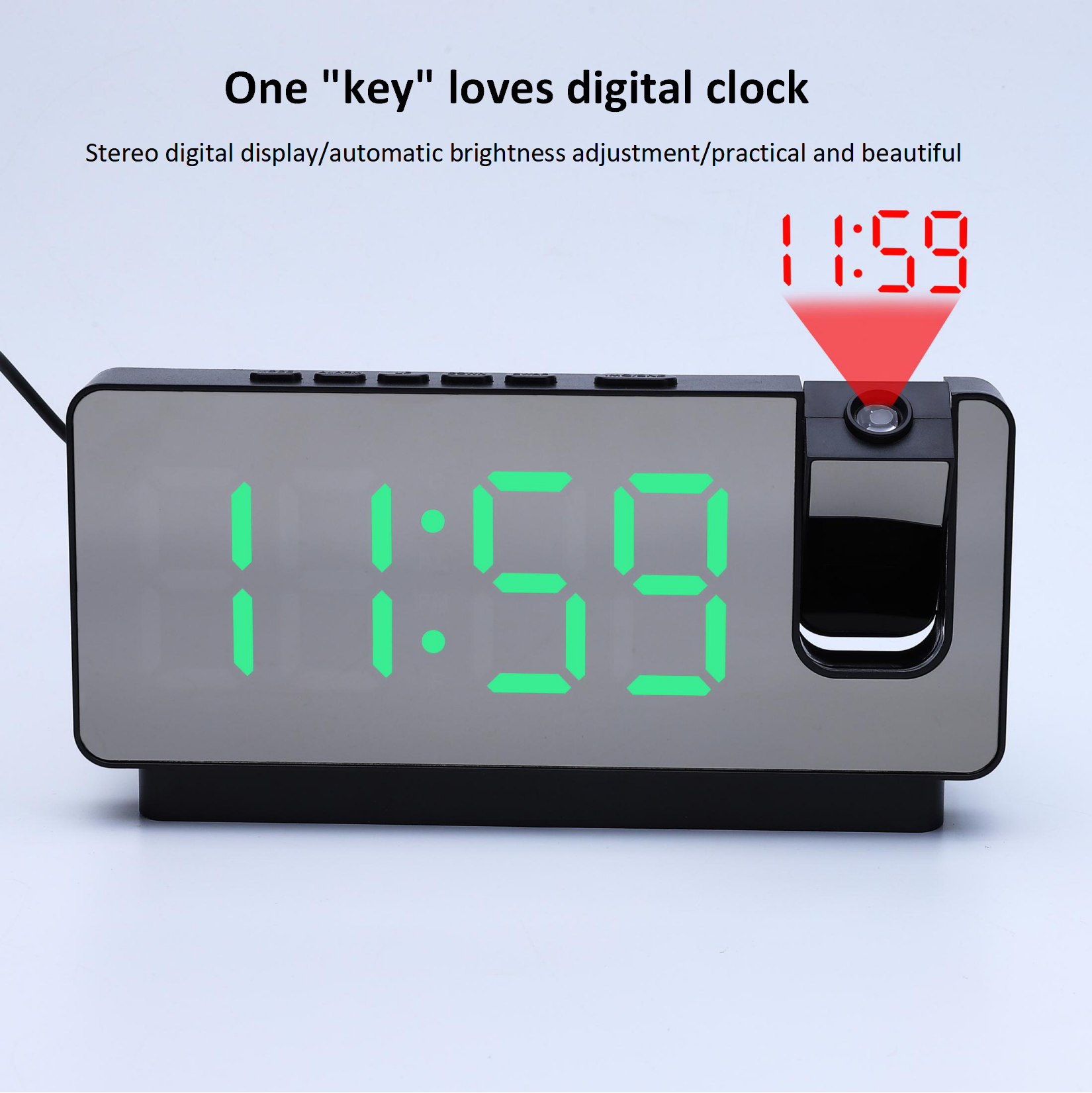 Buy Wholesale China Led Projection Clock, Bedroom Usb Plug In, Use ...
