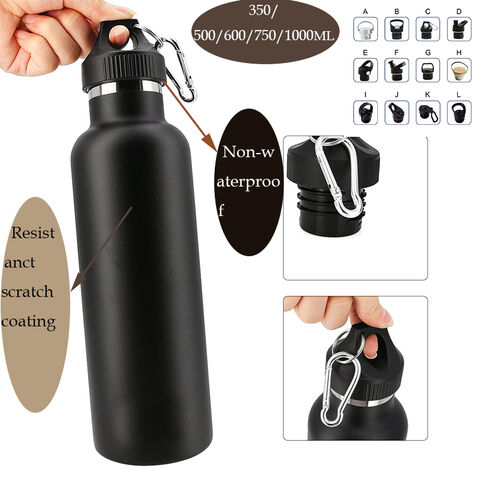 18oz Stainless Steel Sublimation Water Bottle with Flip Top Lid
