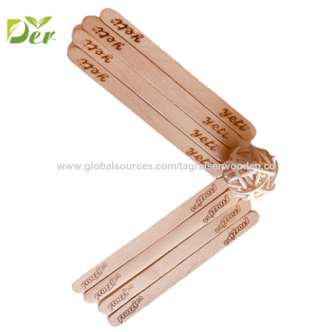 Ice Cream Wooden Stick White Birch Popsicle Machine Popsicle Stick Sale -  China Wooden Stick and Stick price