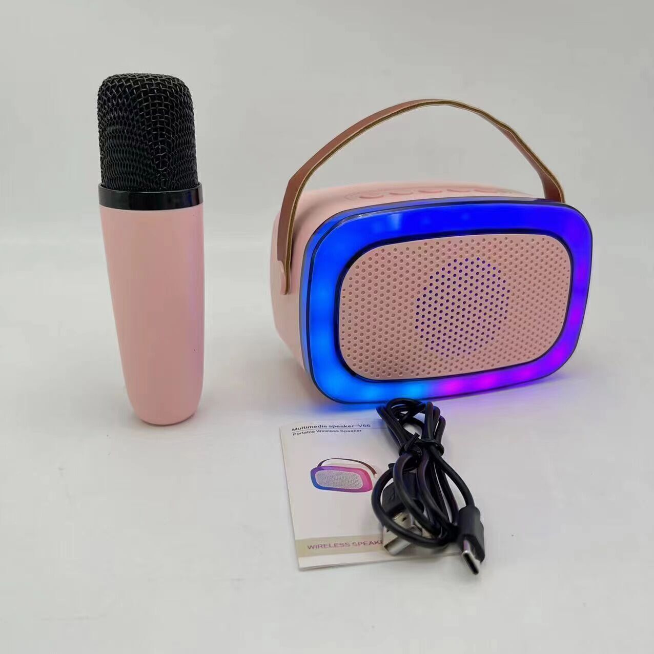 Micrófono De Karaoke Con Altavoz Inalámbrico - Tecnologia - Miniso en Línea  - Miniso