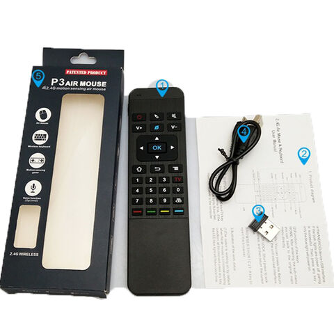 Achetez en gros Universal 2.4g Clavier Master Tv Air Souris Télécommande  Pour Android Tv Box Chine et Souris à 12 USD