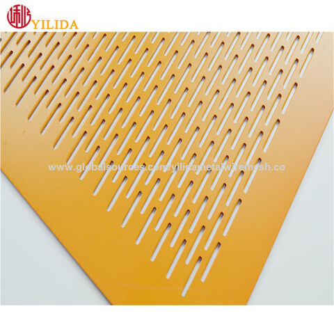 Corrugated Perforated Metal Plate/Oblong Slotted Perforated Metal - China  Perforated Metal, Perforated Metal Mesh