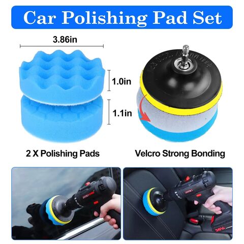 26Pcs Car Brush Set - Detailing Drill Brushes, Buffing Sponge Pads,  Cleaning Tools for Interior, Exterior, Wheels - Car Accessories Kit