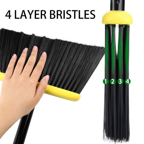 Source Dust Pan with Whisk Broom Plastic Dust Pan Multi-Functional Cleaning  Tool with Hand Broom Brush on m.