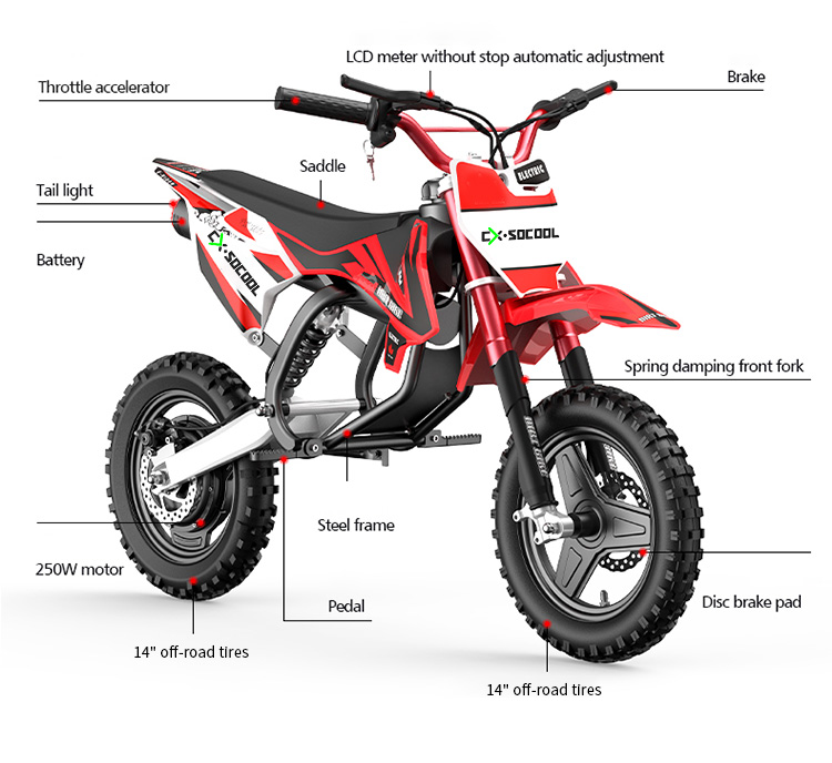 Kids Racing Bicycle Children Sports Bmx Racing Scooter Motorbike Motor Mountain E-dirt ...