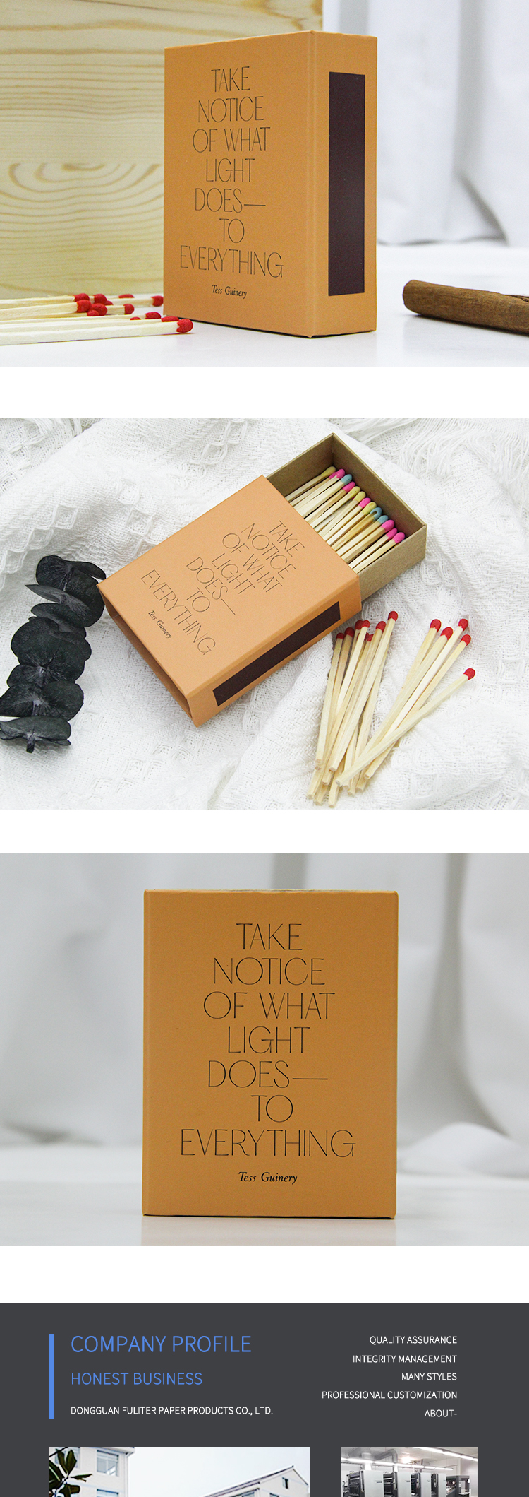 High End Matchboxes Buy Wholesale China Wholesale Luxury Long Matches Box With Logo Printed ...