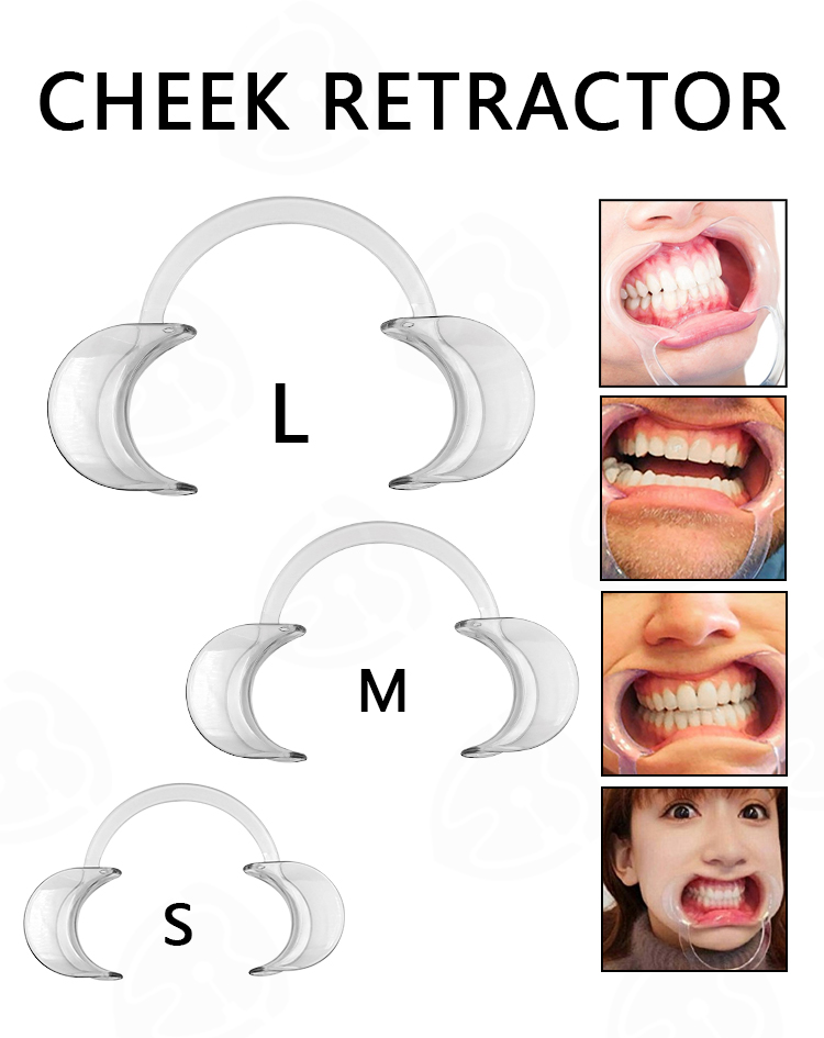 Dental Medical C Shape Teeth Whitening Mouth Opener/cheek ...