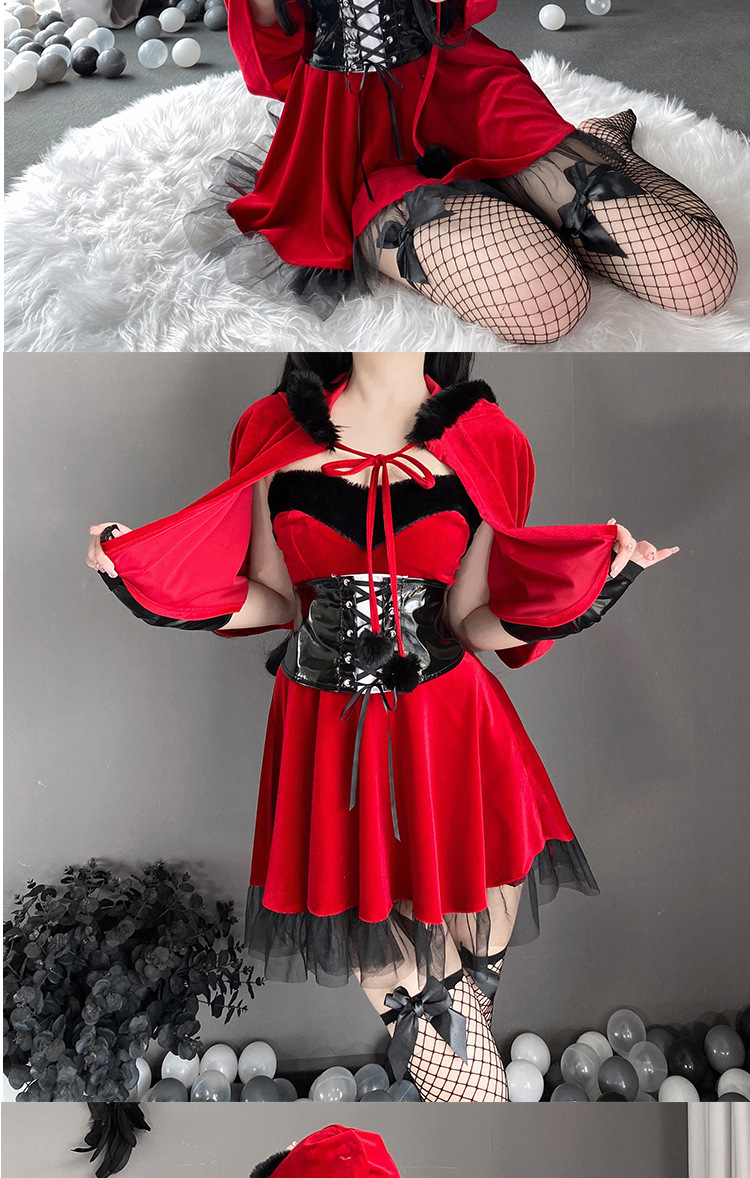 Buy Standard Quality China Wholesale Christmas Party Collect Waist Hip  Skirt Sexy Cosplay Fashion New Year Maid Red Costume Dress Lolita Anime Cosplay  Costumes $14 Direct from Factory at Guangzhou Panyu Dashi