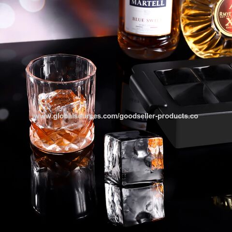 Buy Wholesale China Ticent Ice Cube Trays Silicone Sphere Whiskey Ice Ball  Maker Large Square Ice Cube Molds For Cocktails & Bourbon & Silicone Mold  at USD 0.51