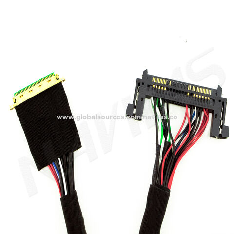 Ipex 20453 Micro Coaxial Connector Fir 41pin Lvds Cable - China Ipex 20453  Cable, 41pin Lvds Cable