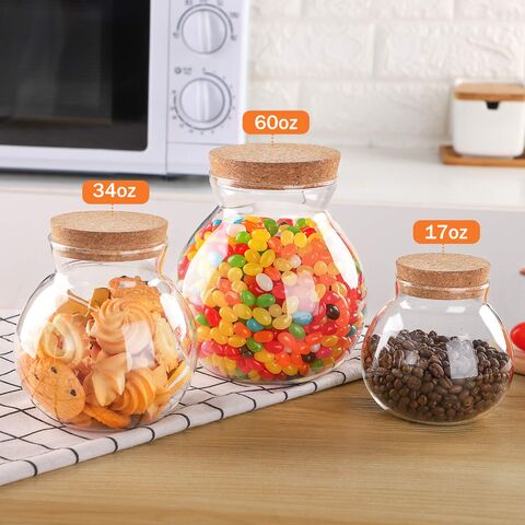 Storage Jar Lid Kitchenware Food Beans Designs Borosilicate Glass Jar with Bamboo  Lid Customized Kitchen Multifunction Square Support - China Wholesale Glass  Jar and Food Grade a Wood Seal Lid Glass Jar