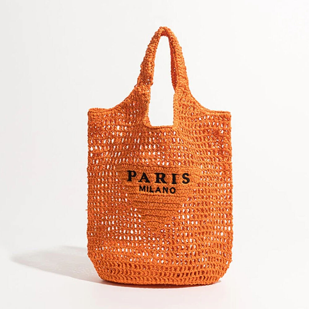 Buy Wholesale China Fashion Straw Striped Women's Pu Shoulder Extra