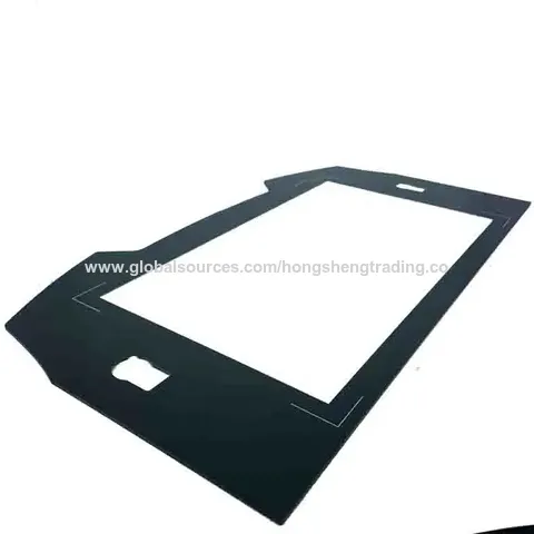 China 1mm Black Printed Cover Glass for TFT Display Screen factory and  suppliers