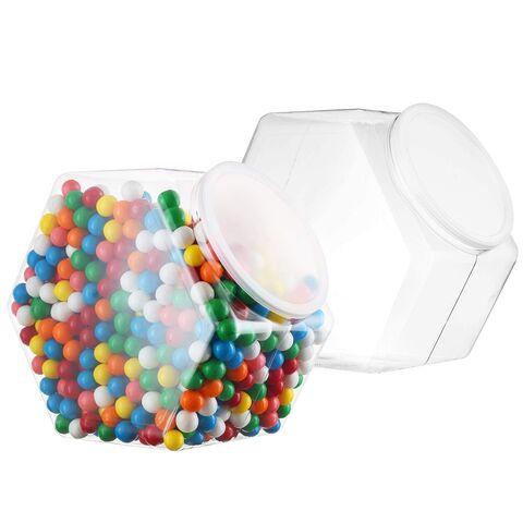 Buy Wholesale China Plastic Hexagonal Candy Jars Candy Buffet