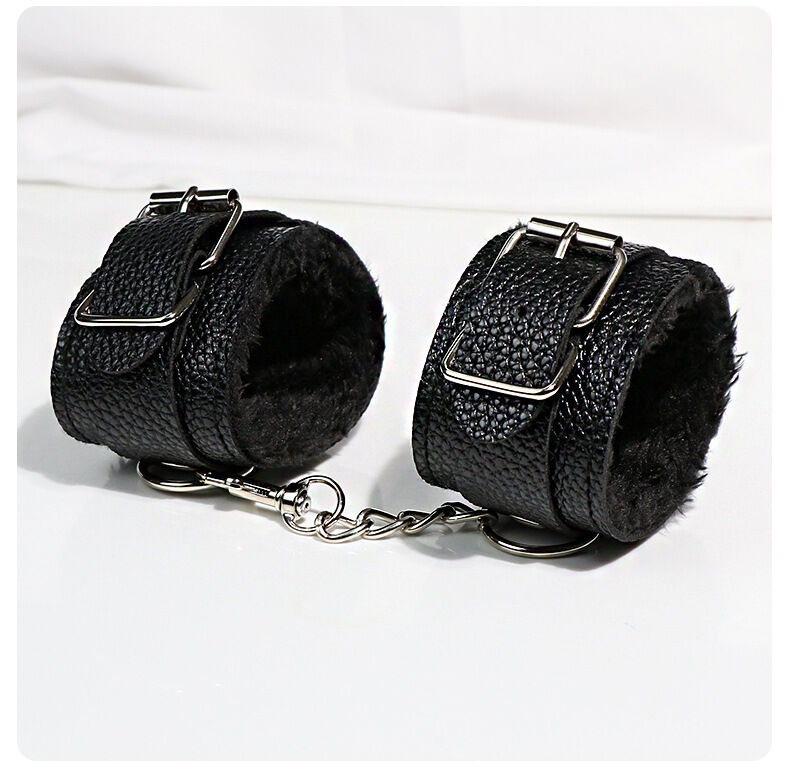Buy Wholesale China Sm Plush Handcuffs Leather Binding Husband And Wife