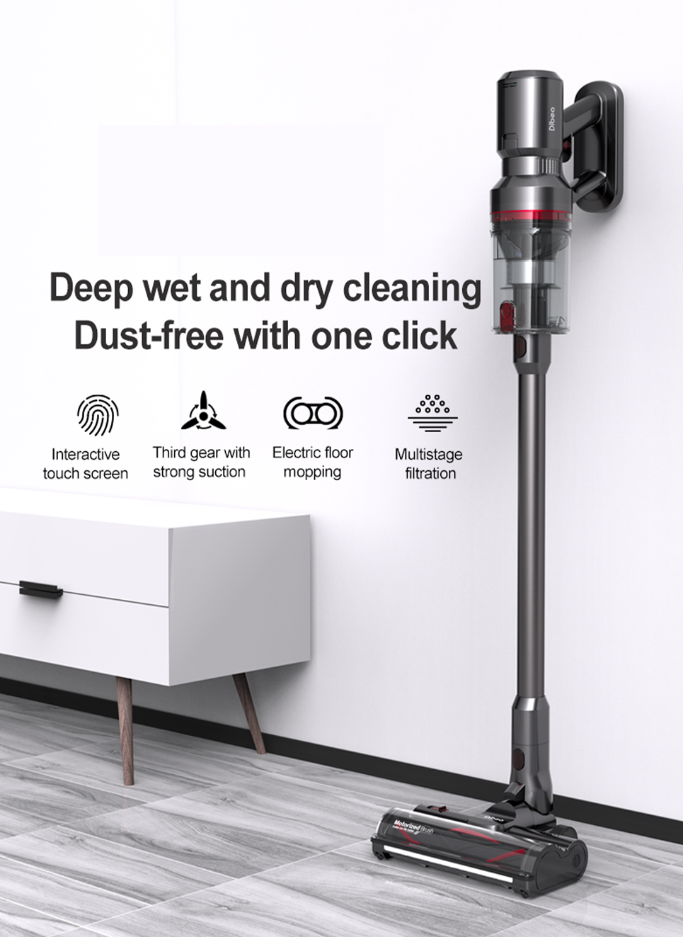 Oem High Sunction Power Multi Function Handheld Cordless Vacuum