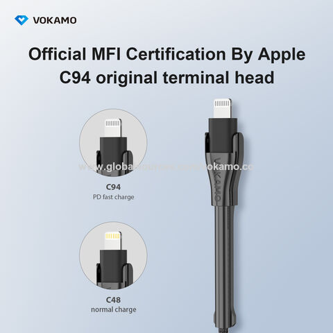 Neues Design Typ C zu Lightning Port Schnell ladekabel für iPhone Produkte 1m USB-Kabel