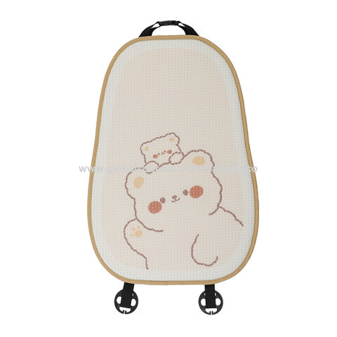 New Cartoon Bear Car Seat Cushion Pad Cellular Seat Covers Four Season  Universal Breathable Anti Slip Ice Silk Auto Cushion Set