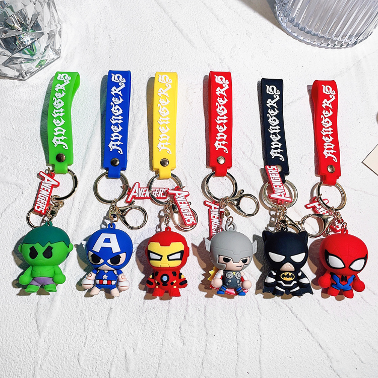 Cartoon 3d Spider Shield Key Chain Pendant Wholesale Car Key Bag ...