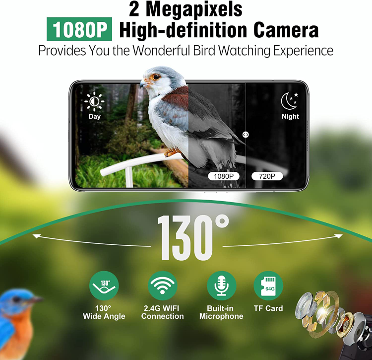 Buy China Wholesale 2023 Newest Outdoor Bird Feeder With Camera Wifi