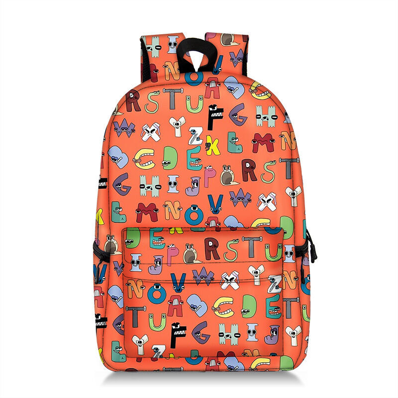 Polyester Laptop Custom Carton School Bag for Girls Computer