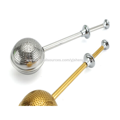 Tea Infuser, Stainless Steel Ball Mesh Tea Strainer, Pendant Tea Ball Tea  Filter With Extended Chain Hook For Brew Fine Loose Tea And Spices 