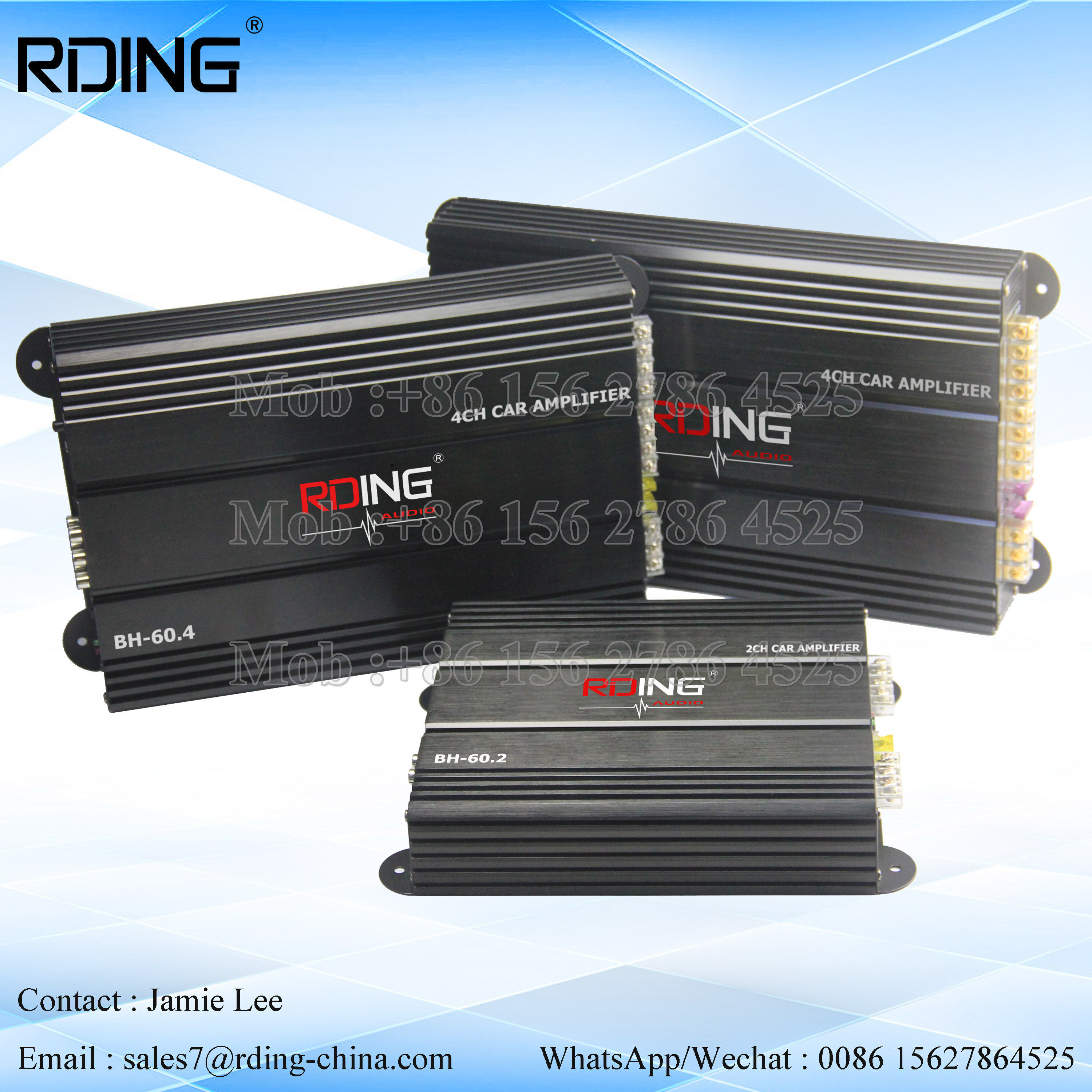 Buy Wholesale China Factory Price 4ch Car Amplifier 60w And 80w Car