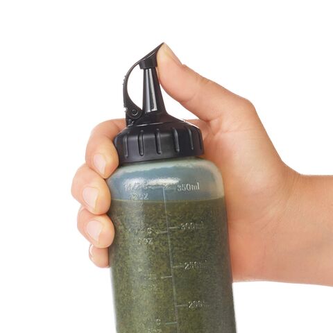Salad Dressing Bottle, Silicone Mini Squeeze Bottles with Cap