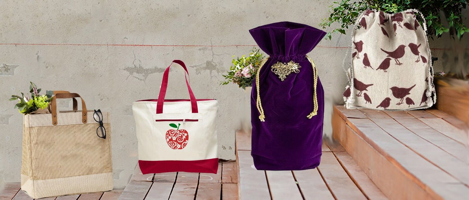 Cotton Flour Bags, Rice Packing Bag, Cotton Grain Packing Bag