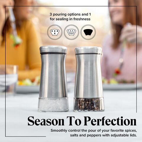 Buy Wholesale China Refillable Shaker Adjustable Salt Pepper Grinders Spice  Grinder & Pepper Shaker at USD 0.72