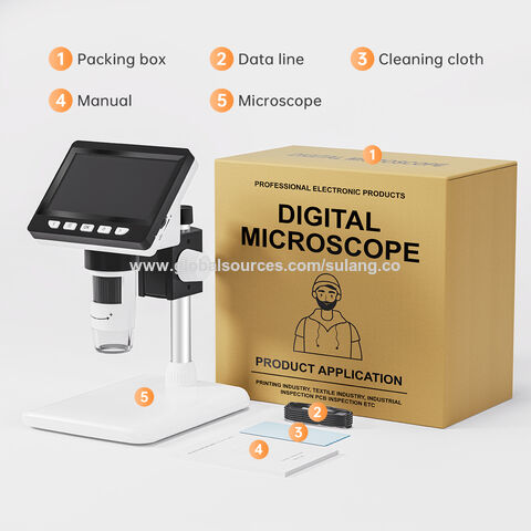 Microscope numérique portable avec écran LCD de 2 pouces 1000X