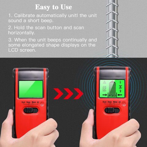 4 in 1 Stud Finder Wall Scanner Center Detector for AC Wire, Metal, Studs -  China Wall Detector, Detector