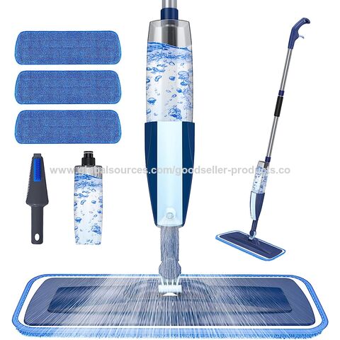 Microfiber Dust Mops for Floor Cleaning - Wet Dry Mop with 3