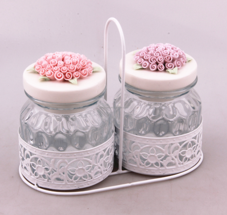 Buy Wholesale China Popular Fancy Ceramics Storage Container Jar, Sugar Jar  With Lid For Home/restaurant & Sugar Jar at USD 3