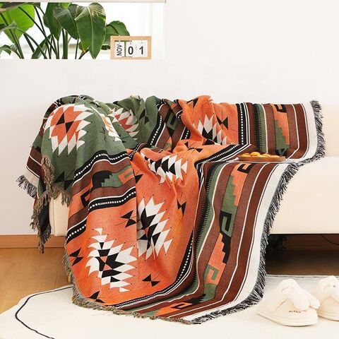 アウトドア寝具 ABCD FLEURS tassel sofa blanket ABCD FLEURS tassel sofa blanket - メルカリ