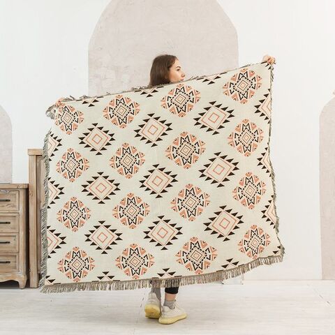 アウトドア寝具 ABCD FLEURS tassel sofa blanket Amazon.com: EZ.enjoy Garden Cat Flower Woven Tapestry Throw