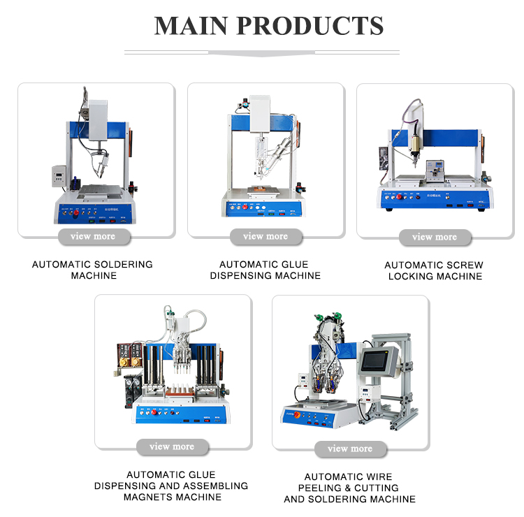 Lcd Pcb Electronic Parts Fixing Automatic Glue Dispenser Machine Four ...