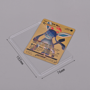 200 Pack Cardboard Gold 140pt Jersey Toploaders - Clear Rigid Card Holders For Memorabilia
